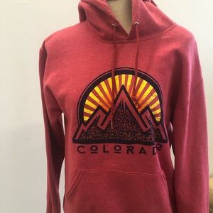 Nublend Women’s Hoodie Sweat shirt pink size small